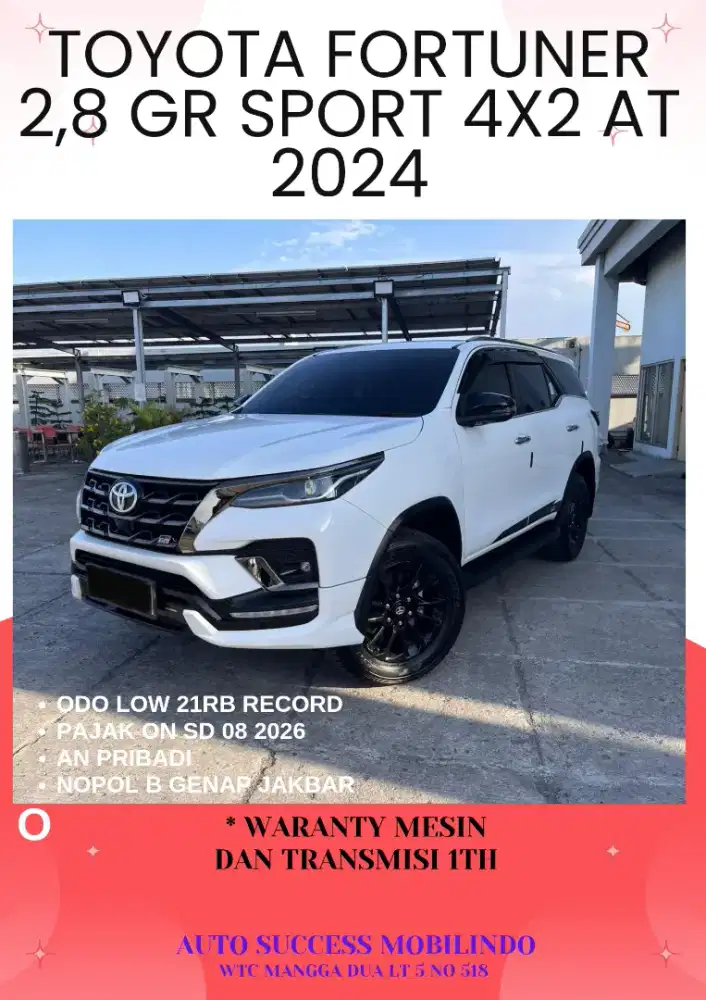 Toyota Fortuner 2,8 Gr Sport 4x2 At 2024