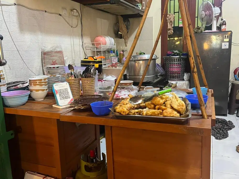 Jual gerobak tongseng dan meja dagang
