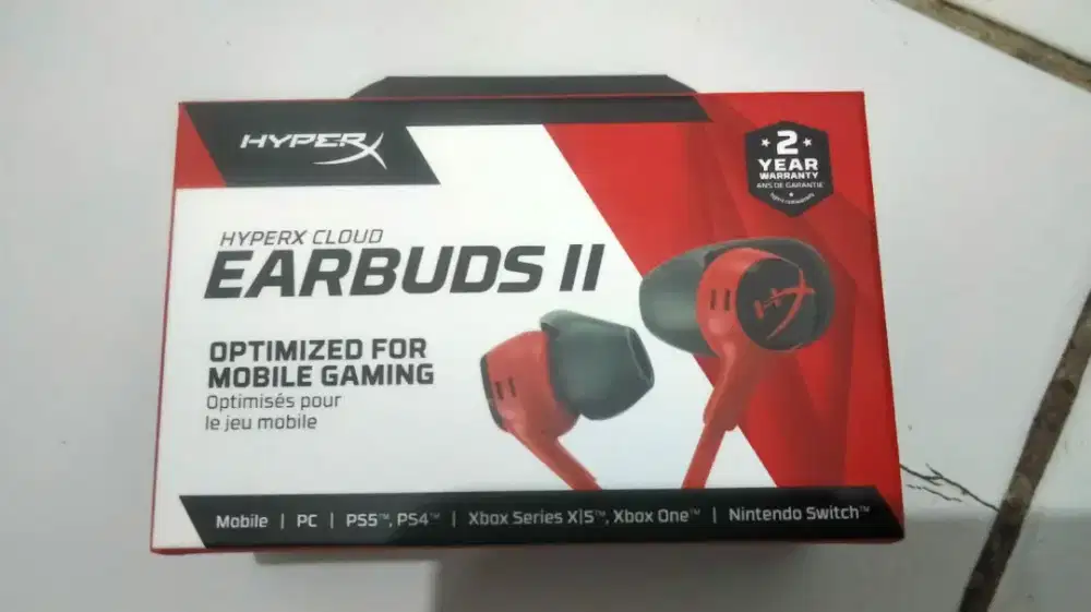 Earbuds hyperx cloud 2