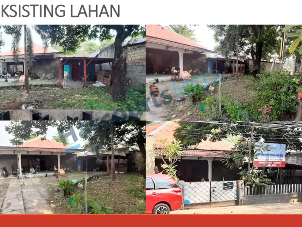 RUMAH TINGGAL PRIBADI, COCOK UNTUK KANTOR/TEMPAT USAHA LOKASI STRATEGIS, BEBAS BANJIR DI PONDOK BAMBU – ( AR )