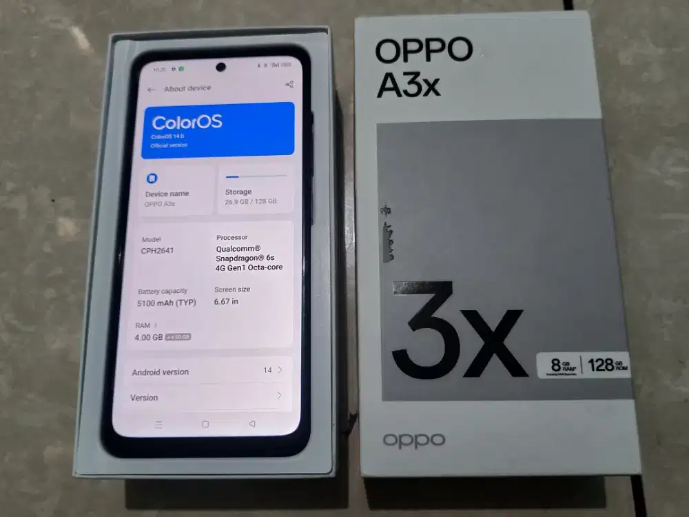 Jual HP OPPO A3X 4/128