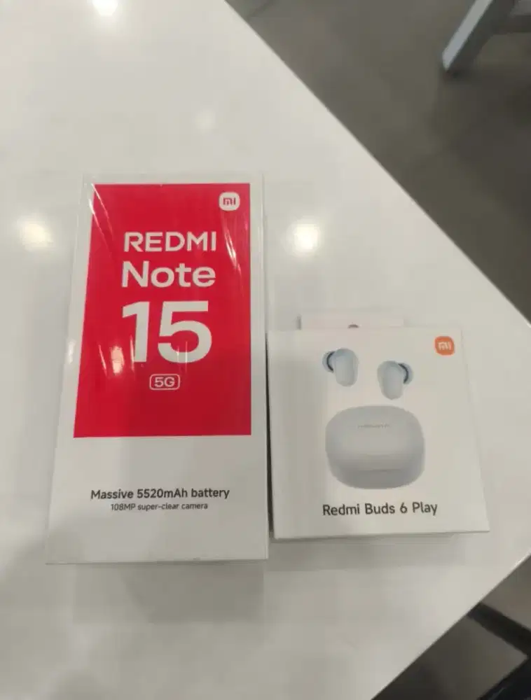 Redmi Note 15 5G 12/512 Free buds 6 play