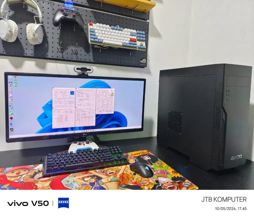 CPU PC INTEL i5 12400F VGA RTX 4060 8GB RAM 16GB SSD 512GB NVME