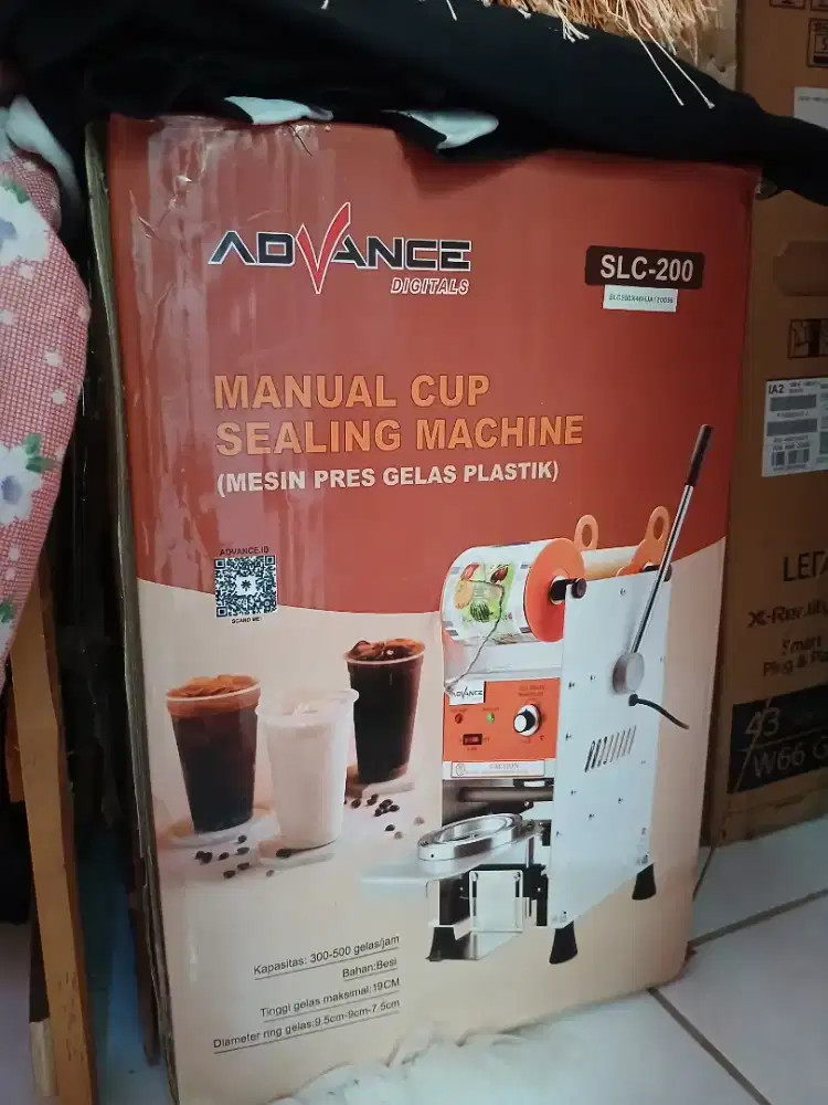Dijual cepat mesin sealer cup