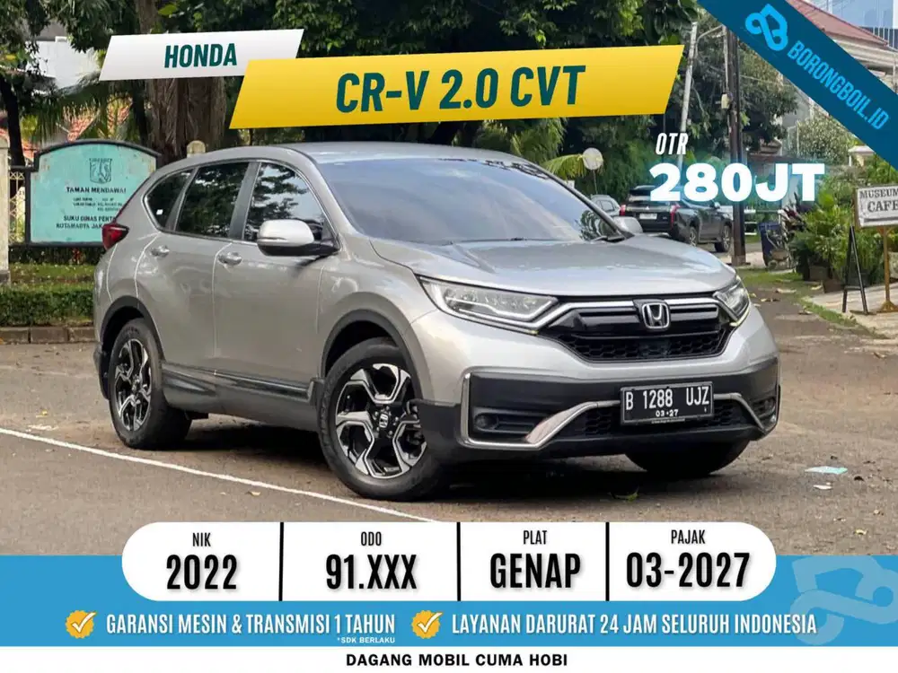 Honda CRV 2.0 CVT 2022 Abu  NEGO DITEMPAT