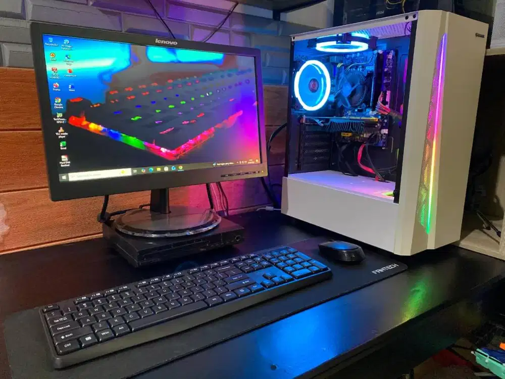 PC Gaming, Office & Edit tipis, siap pakai sudah satu set ya om