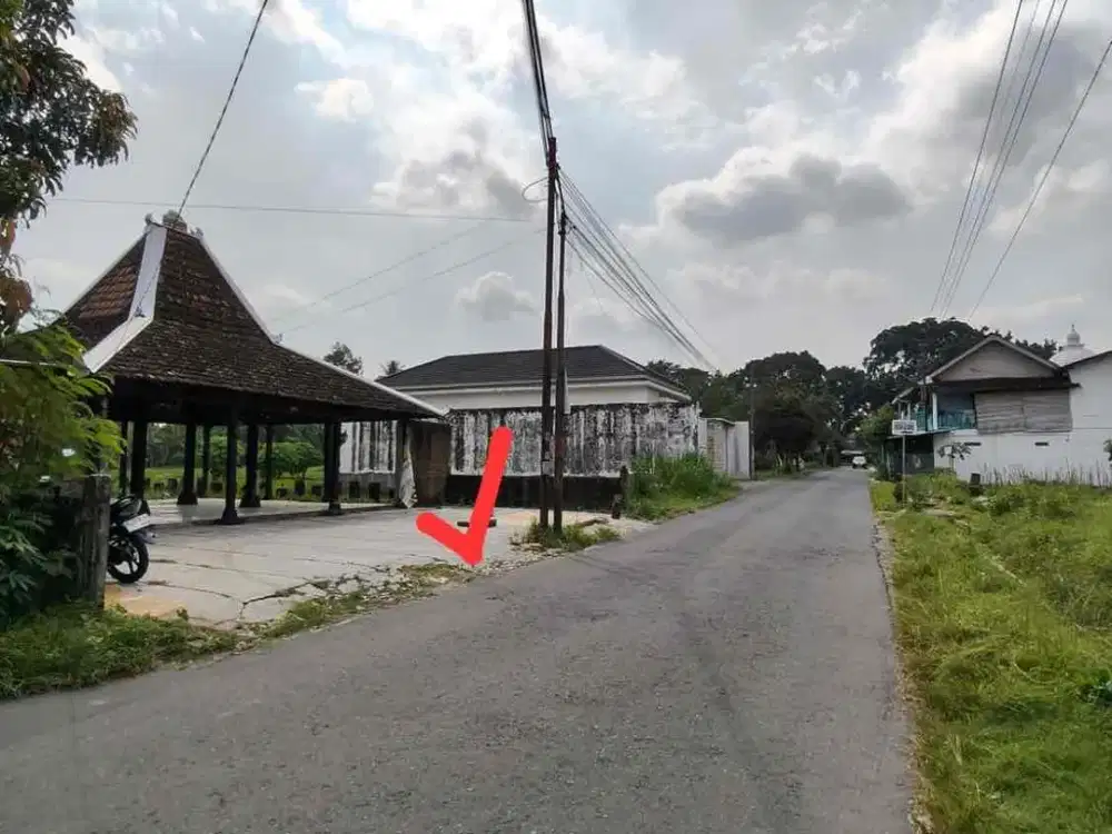 Tanah strategis ditepi jalan aspal Seputaran Pangukan Tridadi Dekat pemda sleman