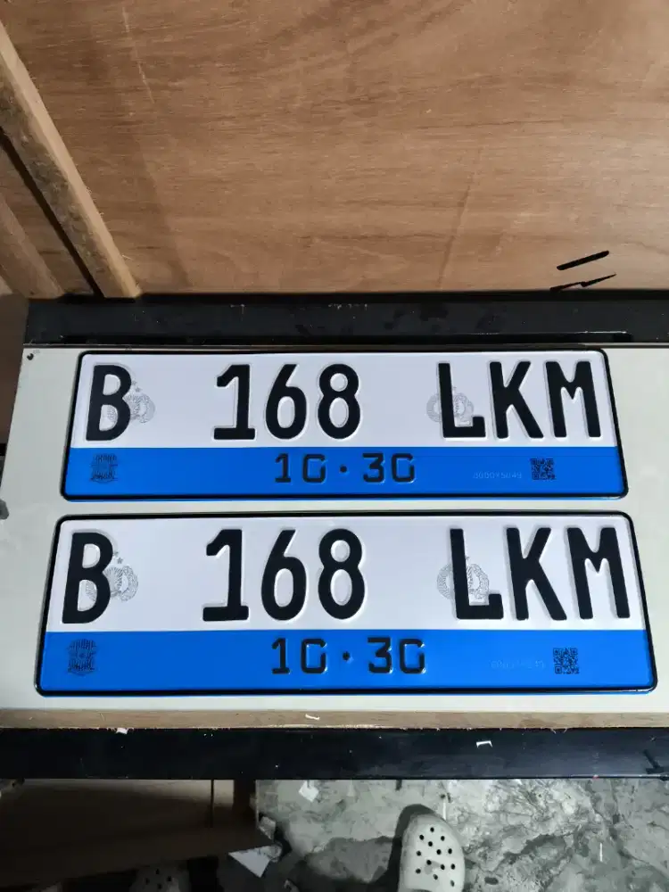 PLAT LISTRIK BARCODE TERBARU MENYALA