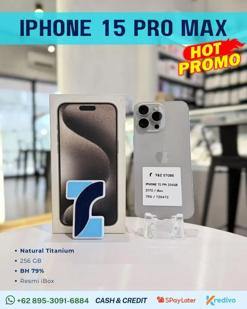 IPHONE 15 PROMAX 256GB - NATURAL