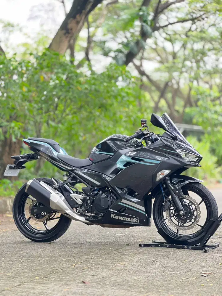 KAWASAKI NEW NINJA 250 FI ABS MDP HITAM 2020 KM 10K PAJAK ON MULUS