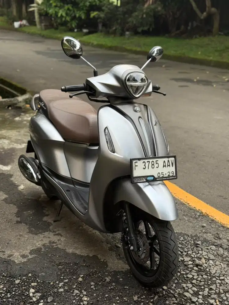 Yamaha Filano Lux 125 Thn 2024 F Kota Silver Mulus