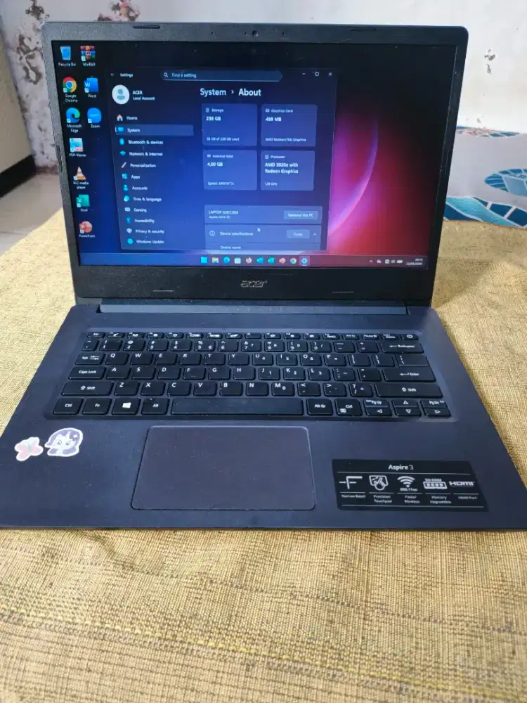 Laptop Acer aspire 3 slim