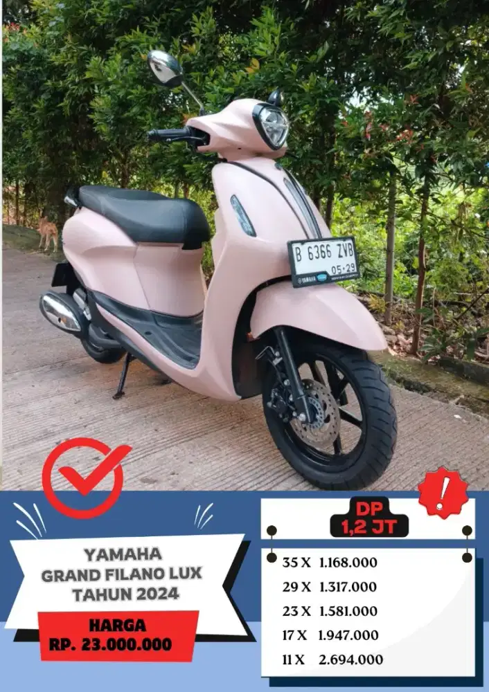 Yamaha Grand Filano LUX Tahun 2024