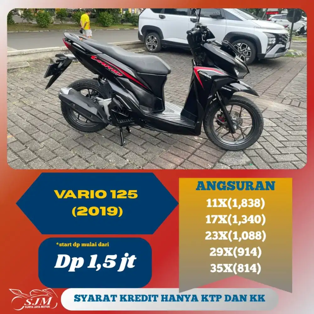 HONDA VARIO 125 CBS 2019 CASH & KREDIT