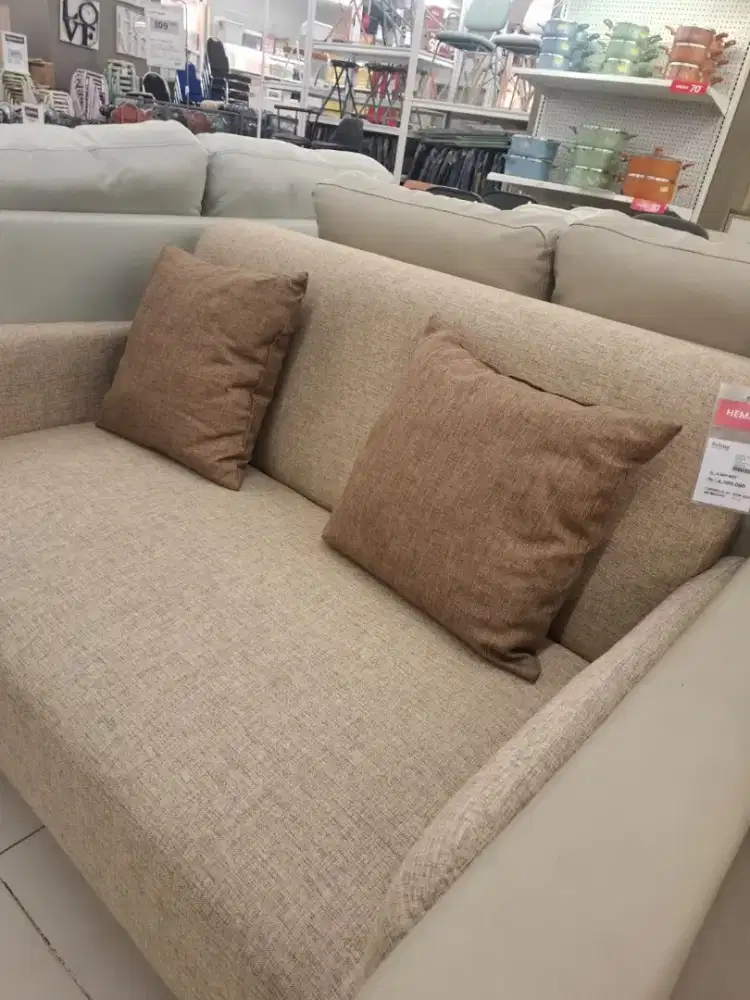 CARMELIA W / ARMY SOFA 2S BROWN