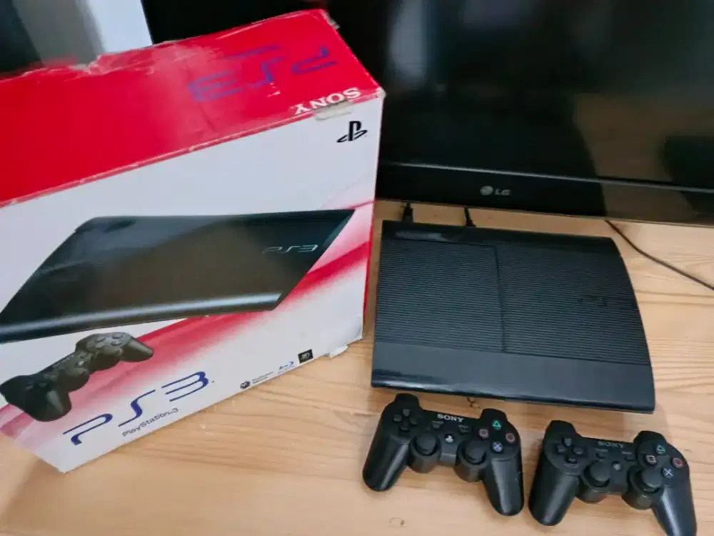 SONY PS 3 SUPER SLIM FULLSET ISTIMEWA