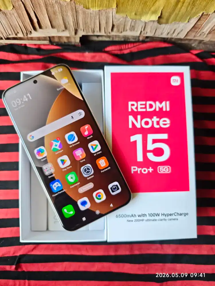 Redmi Note 15 Pro Plus 5G 12/512 Fullset ori segel mulus garansi ON