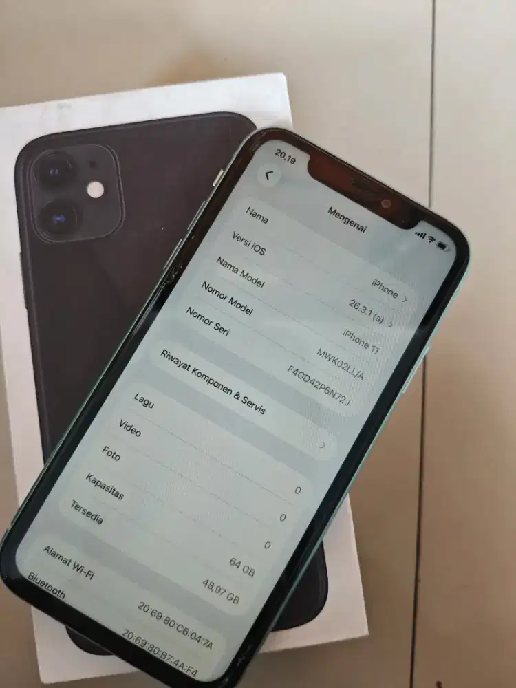 IPhone 11 64 gb hp box all op