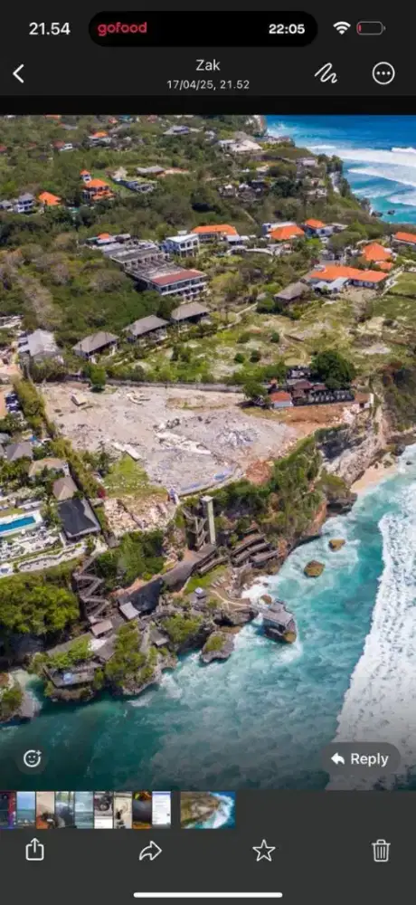 Amazing Cliff Front Land at Suluban Uluwatu