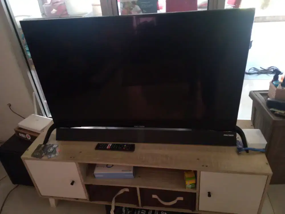 Home teather TV Smart 43 inchi dgn subwoofer suara Jernih
