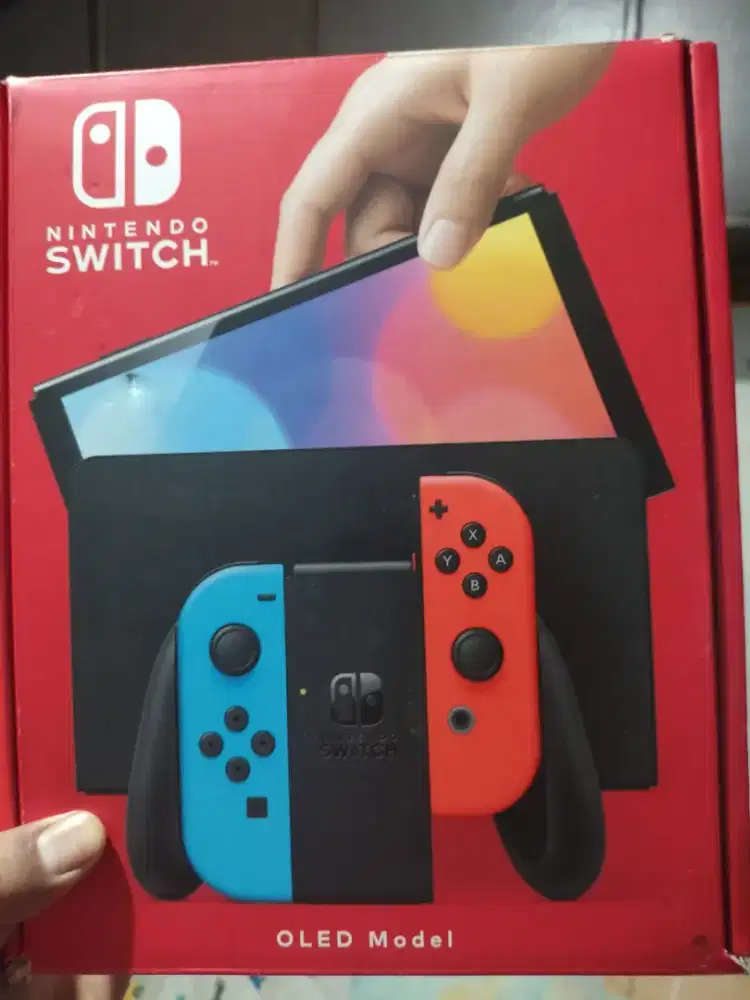 Nintendo switch oled neon