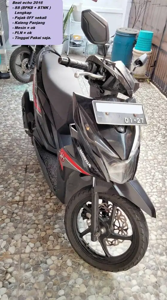 jual motor honda beat eco 2016