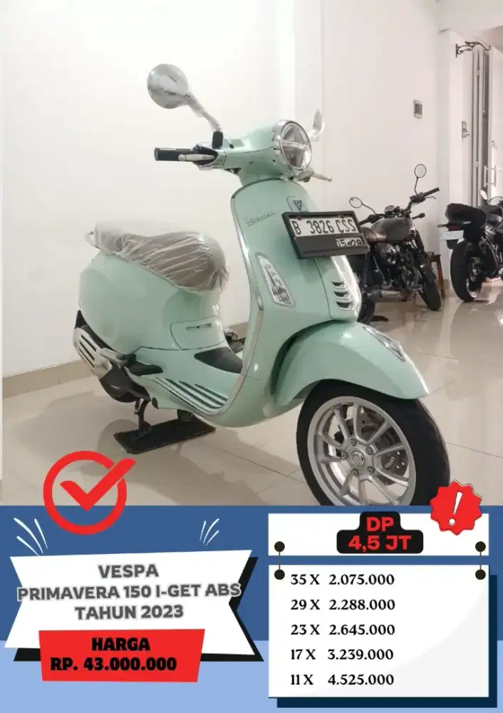 Vespa Primavera 150 I get ABS Tahun 2023