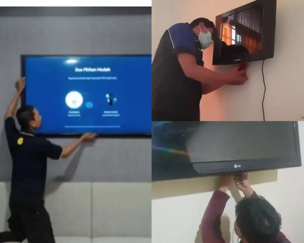 Braket +pasang atau jasa pasang terima rapih breket bracket led tv