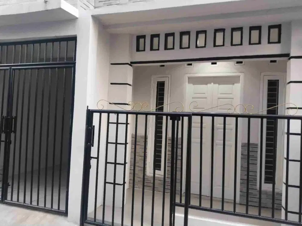 Dijual rumah baru 390 juta nego dekat/hanya 10 meter jarak ke jalan angkot