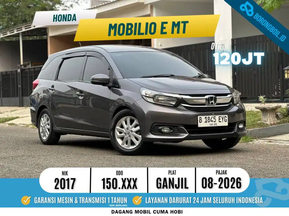 Mobilio E MT 2017 Facelift Modern Steel Metalic