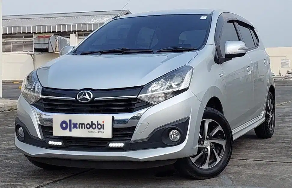TDP 5,JT, Daihatsu Ayla 1.2 R Bensin-MT Silver 2017
