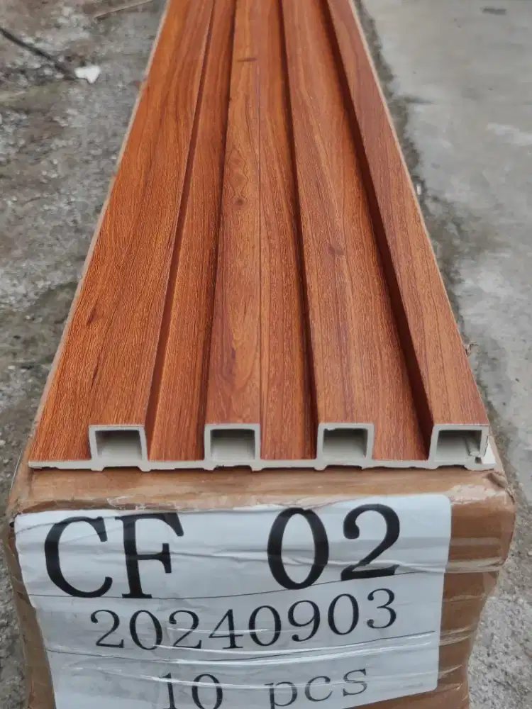 WPC panel dinding PVC dekorasi dinding
