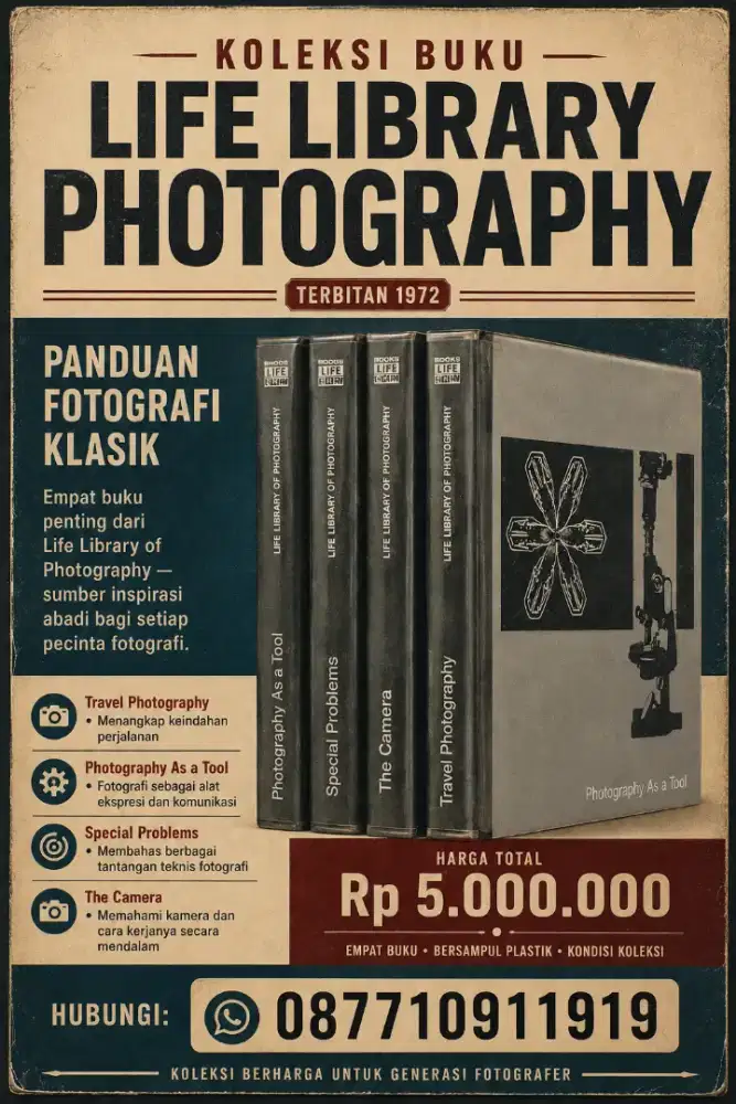 Dijual KOLEKSI Buku Life Library PHOTOGRAPHY 1972