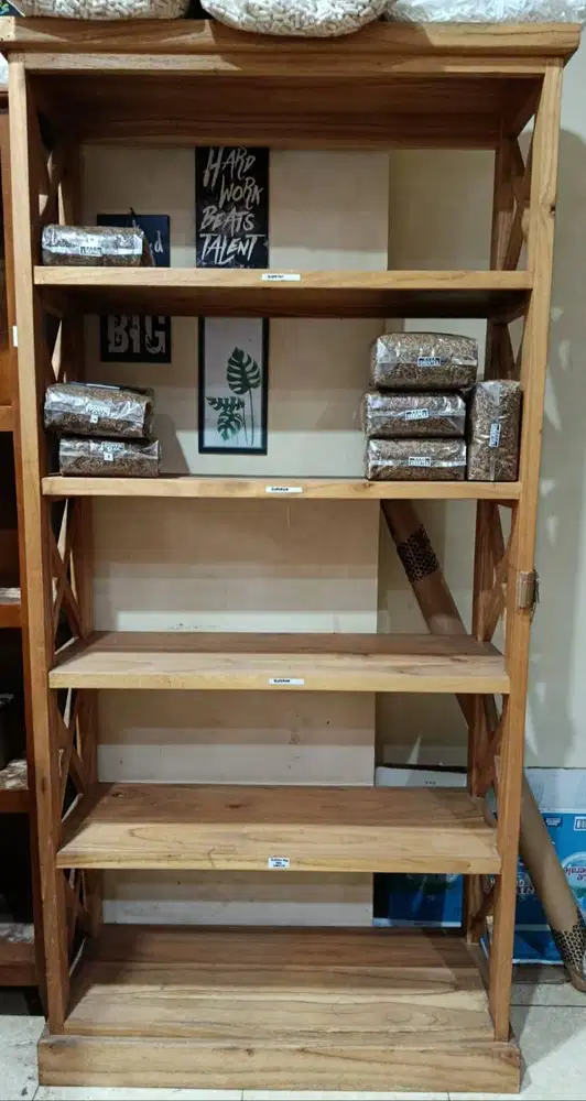 Rak Kayu Display