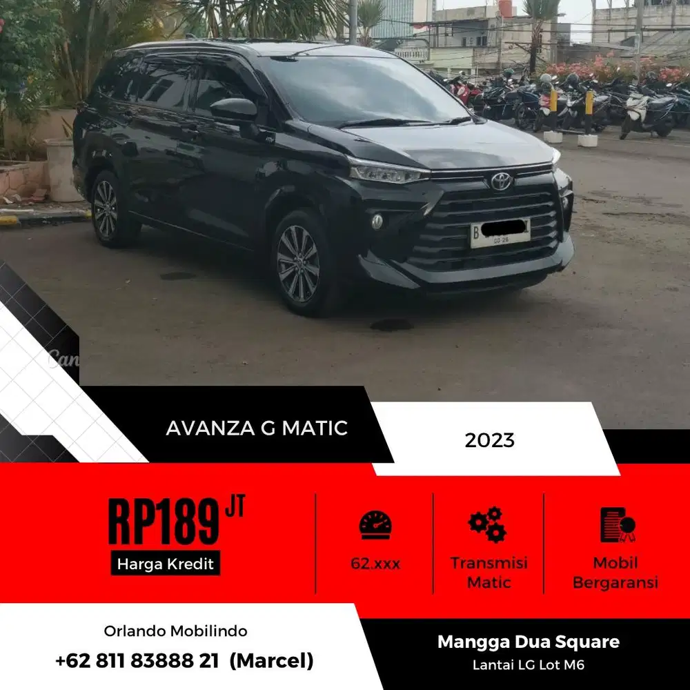 TOYOTA AVANZA G MATIC 2023/2024