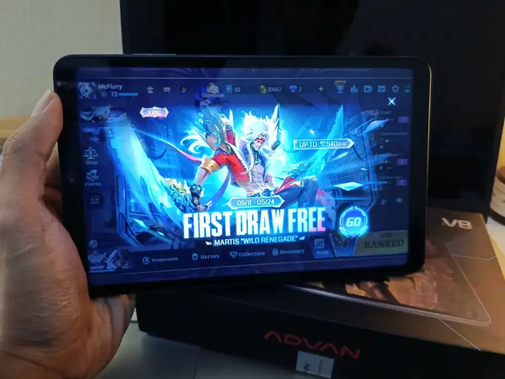 Advan Tab Game v8 helio G99 LTE