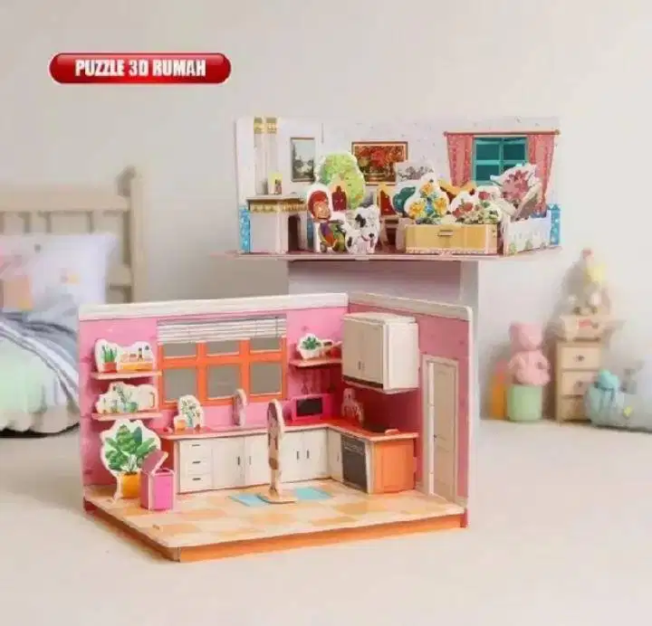 mainan anak paper craft 3d besar