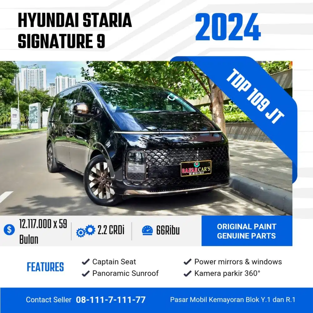 Hyundai Staria Signature 9 Diesel Matic