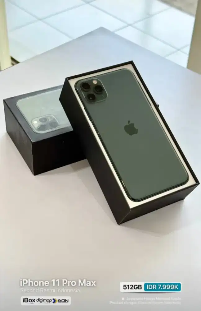 iPhone second 11promax bisa kredit bunga ringan