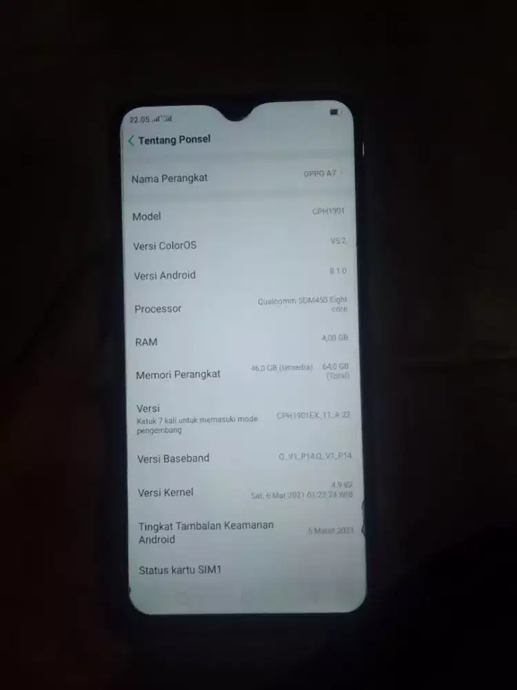 OPPO A7 4/64 TERAWAT