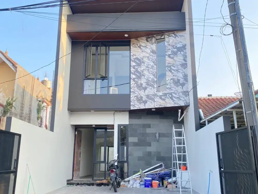 RUMAH BARU GRESS 2lt RUNGKUT MAPAN luas 100lbh