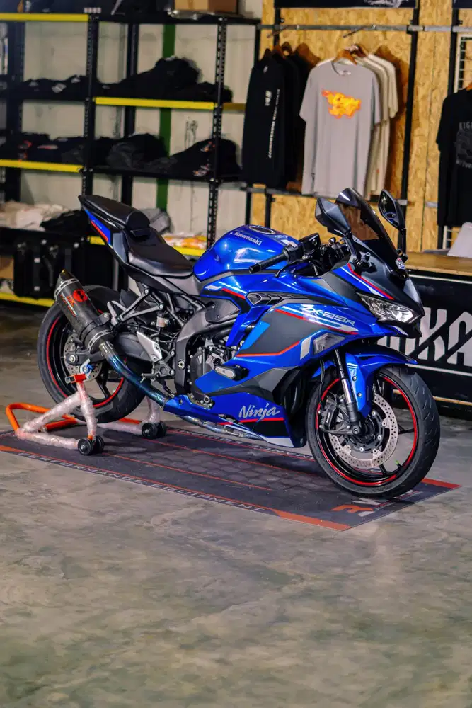 Kawasaki ZX25R ABS SE QS TFT CANDY PLASMA BLUE Th 2023 Low km