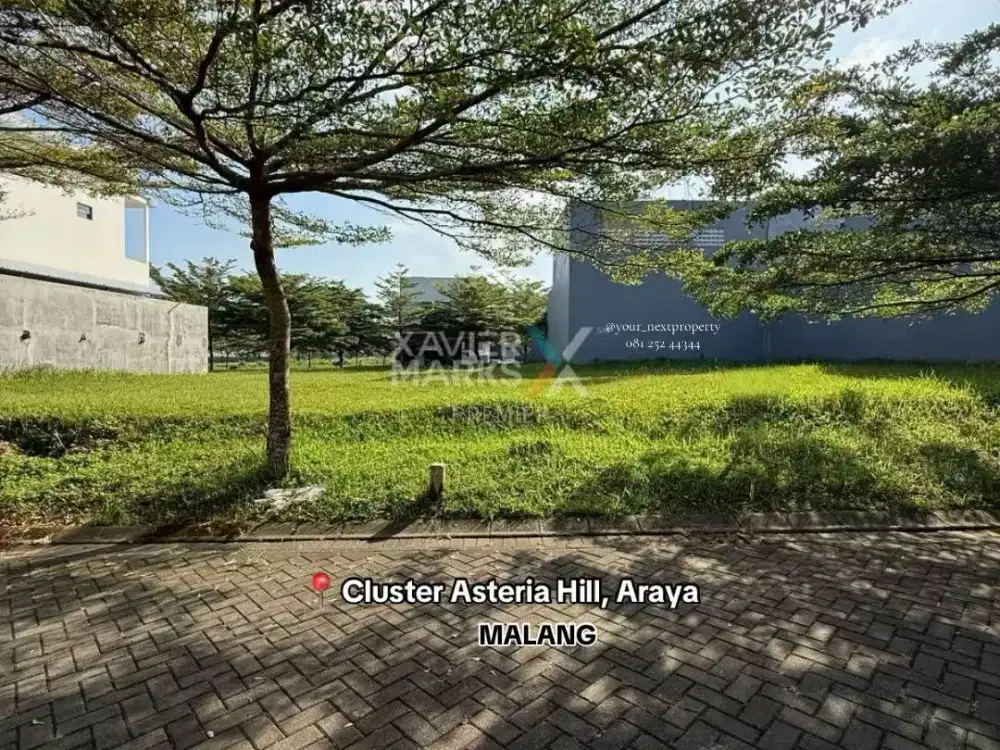 Tanah Kavling Di Cluster Asteria Hill, The Araya Malang
