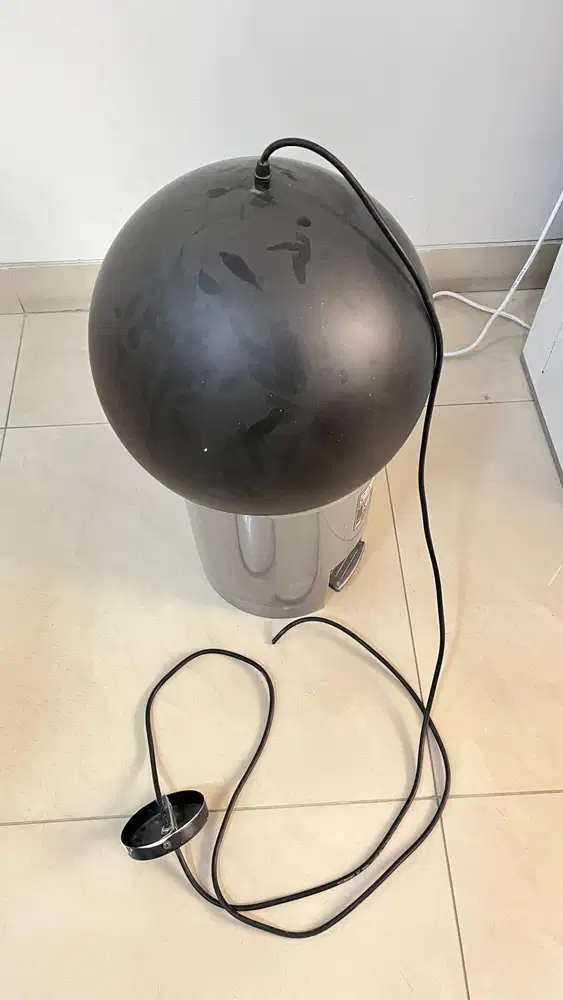 Jual lampu gantung cafe warna hitam