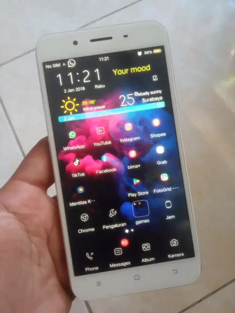 Vivo y66 ram4 rom64 4g normal lcd ORI