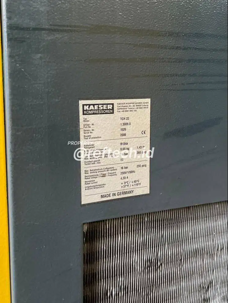 Air Dryer KAESER TCH 22 – Unit Second