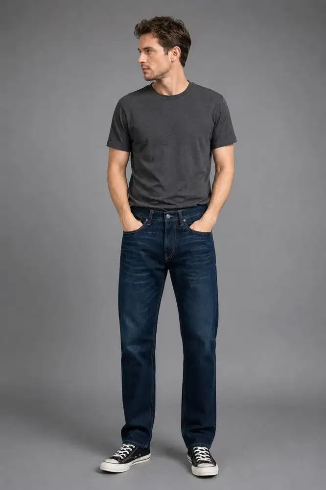 LEVI'S L0T 701S STRAIGHT FIT DARKBLUE VINTAGE JEANS