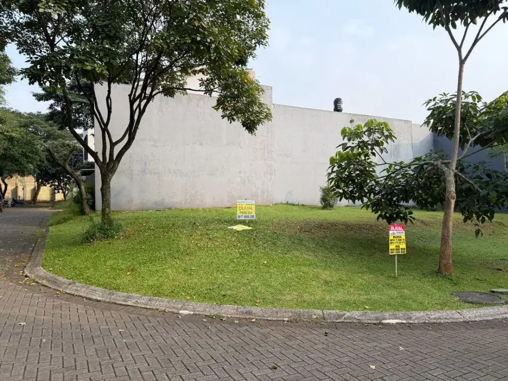 Tanah 175 M2 di Hoek Komp Royal Blossom The Green BSD City