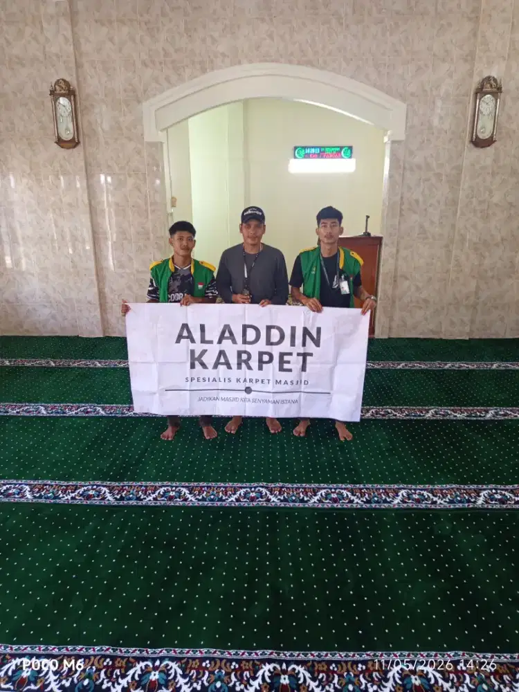 Karpet Masjid Roll Murah Solo – Tebal & Elegan