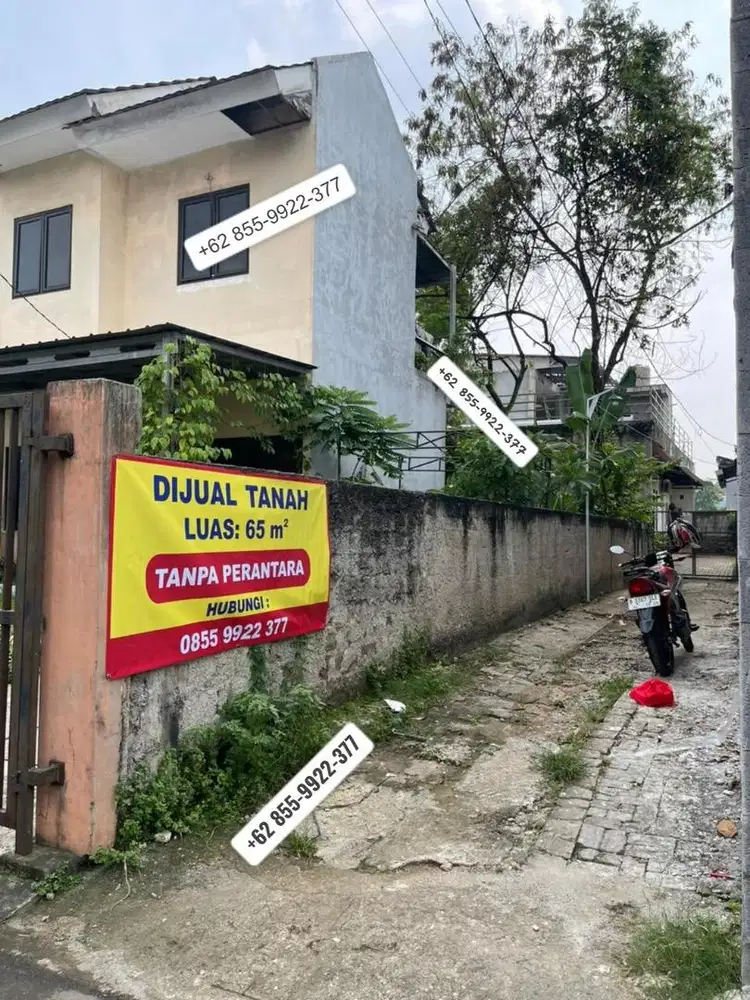 Dijual Tanah Seluas 65 Meter Persegi Pondok Aren Tangerang Selatan